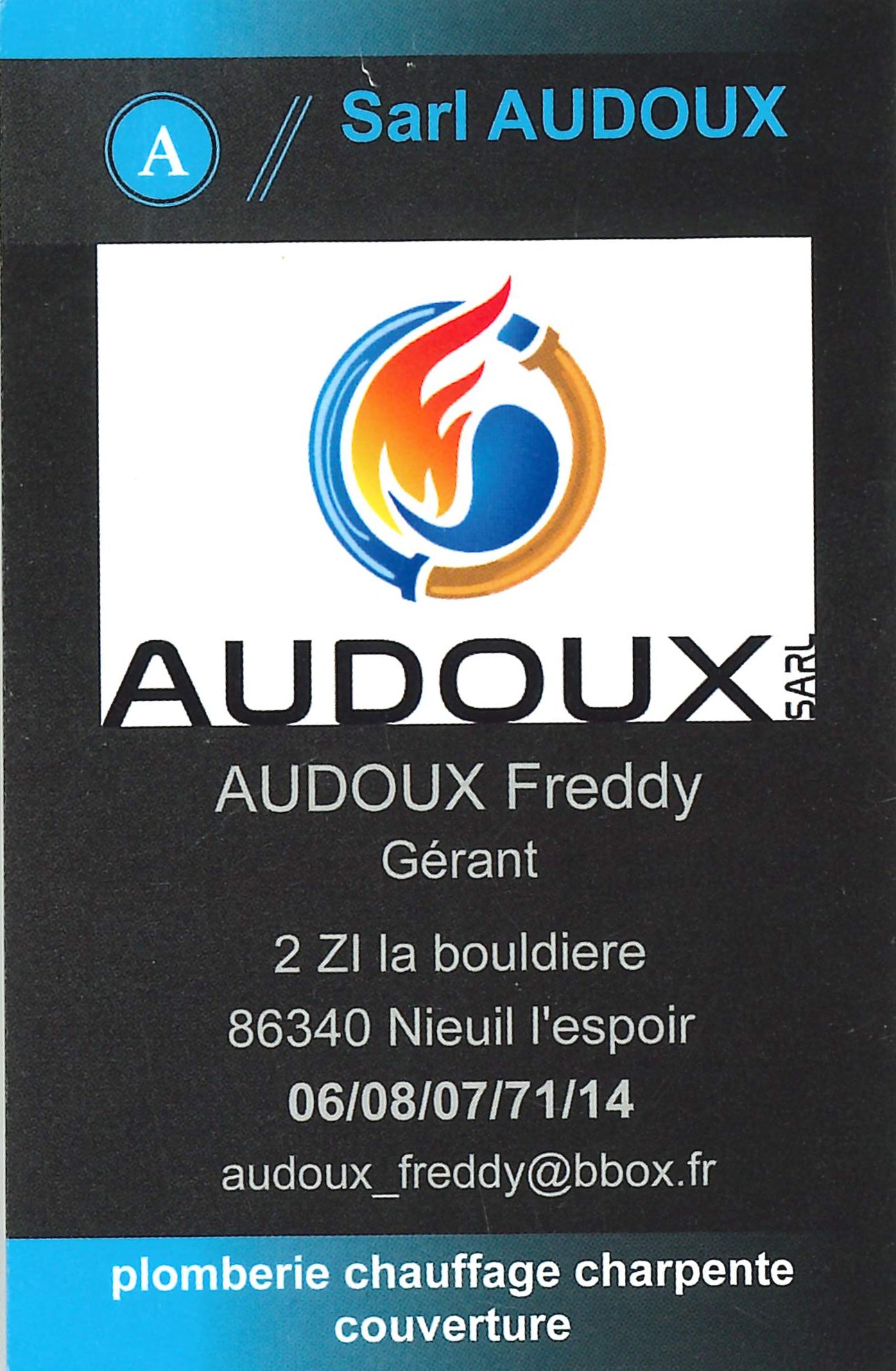 Audoux SARL – Nieuil l’Espoir