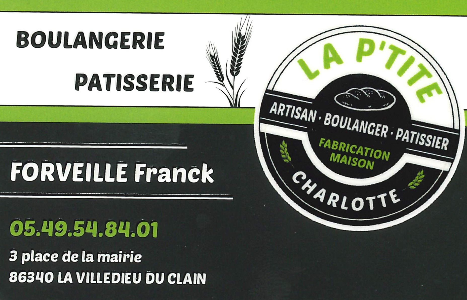 Boulangerie la P’tite Charlotte – La Villedieu du Clain